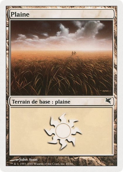 Plains (French) - "Plaine" (C45), Magic Encyclopedia 2005 (Salvat/Hachette) C45