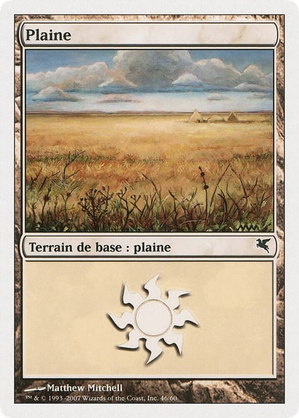 Plains (French) - "Plaine" (C46), Magic Encyclopedia 2005 (Salvat/Hachette) C46