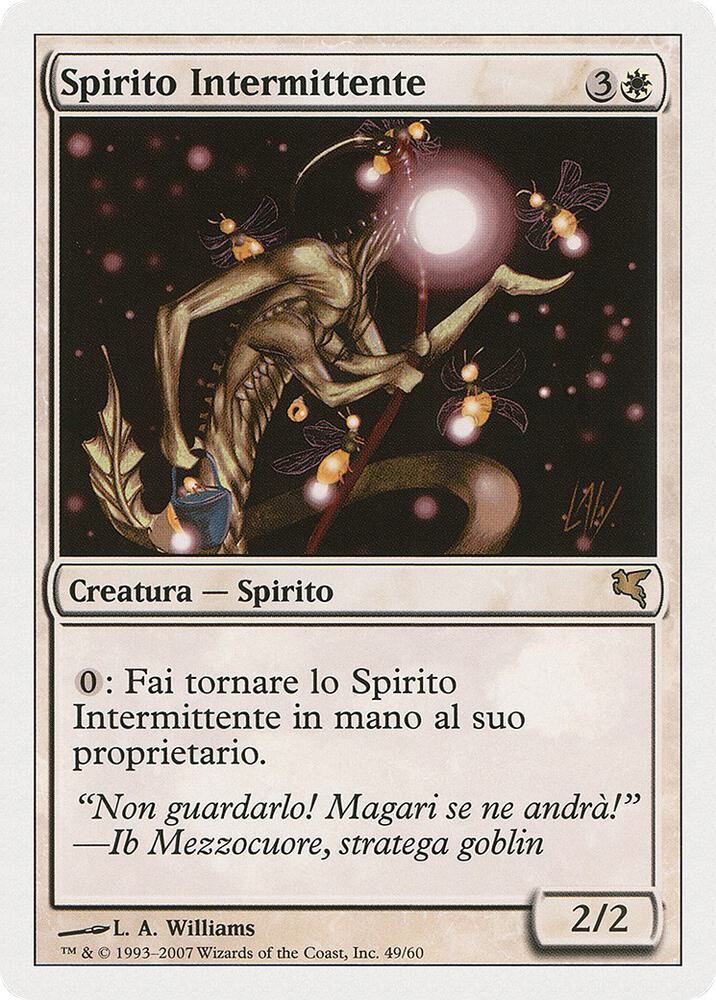 Blinking Spirit (Italian) - "Spirito Intermittente", Magic Encyclopedia 2005 (Salvat/Hachette) C49