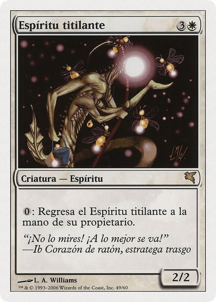 Blinking Spirit (Spanish) - "Espíritu titilante", Magic Encyclopedia 2005 (Salvat/Hachette) C49