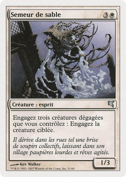 Sandsower (French) - "Semeur de sable" (C51), Magic Encyclopedia 2005 (Salvat/Hachette) C51