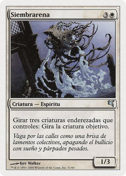 Sandsower (Spanish) - "Siembrarena" (C51), Magic Encyclopedia 2005 (Salvat/Hachette) C51