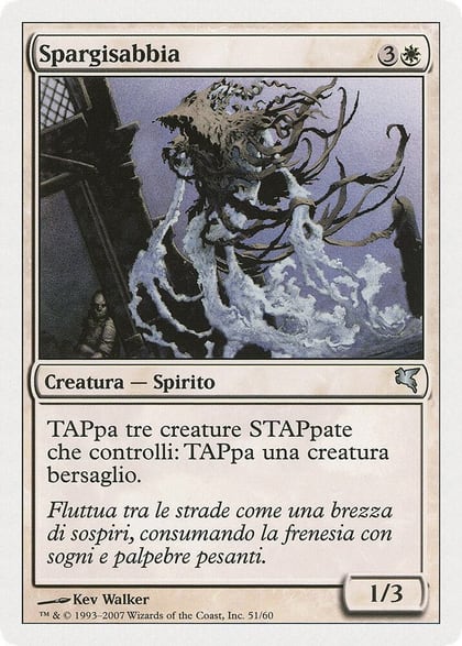 Sandsower (Italian) - "Spargisabbia" (C51), Magic Encyclopedia 2005 (Salvat/Hachette) C51