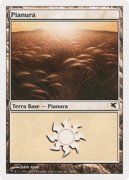Plains (Italian) - "Pianura" (C56), Magic Encyclopedia 2005 (Salvat/Hachette) C56