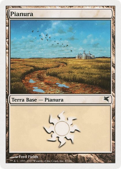 Plains (Italian) - "Pianura" (C57), Magic Encyclopedia 2005 (Salvat/Hachette) C57