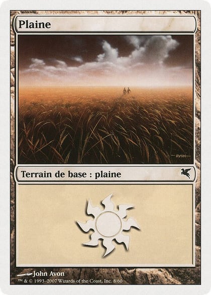 Plains (French) - "Plaine" (C8), Magic Encyclopedia 2005 (Salvat/Hachette) C8
