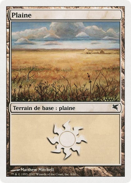 Plains (French) - "Plaine" (C9), Magic Encyclopedia 2005 (Salvat/Hachette) C9