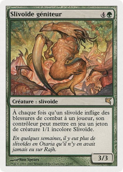 Brood Sliver (French) - "Slivoïde géniteur", Magic Encyclopedia 2005 (Salvat/Hachette) D13
