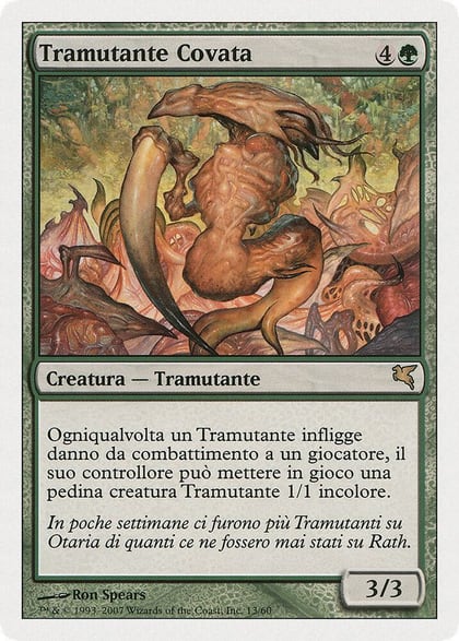 Brood Sliver (Italian) - "Tramutante Covata", Magic Encyclopedia 2005 (Salvat/Hachette) D13