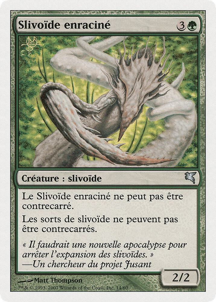 Root Sliver (French) - "Slivoïde enraciné", Magic Encyclopedia 2005 (Salvat/Hachette) D14