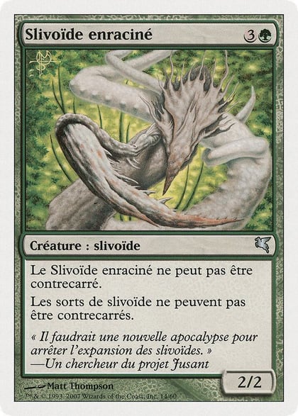 Root Sliver (French) - "Slivoïde enraciné", Magic Encyclopedia 2005 (Salvat/Hachette) D14