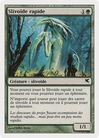 Quick Sliver (French) - "Slivoïde rapide", Magic Encyclopedia 2005 (Salvat/Hachette) D16