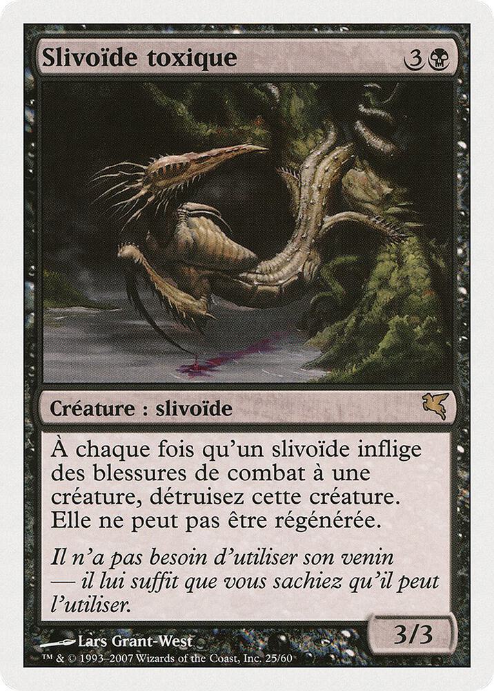 Toxin Sliver (French) - "Slivoïde toxique", Magic Encyclopedia 2005 (Salvat/Hachette) D25