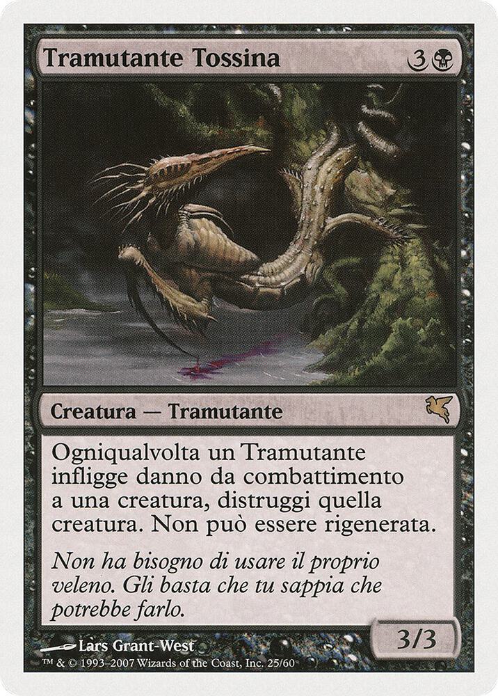 Toxin Sliver (Italian) - "Tramutante Tossina", Magic Encyclopedia 2005 (Salvat/Hachette) D25