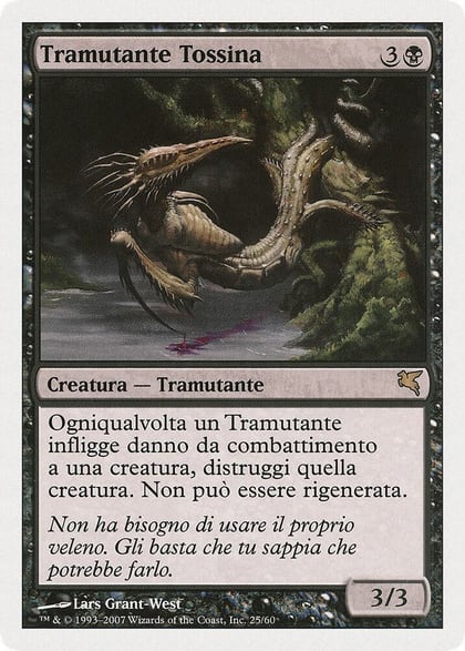 Toxin Sliver (Italian) - "Tramutante Tossina", Magic Encyclopedia 2005 (Salvat/Hachette) D25