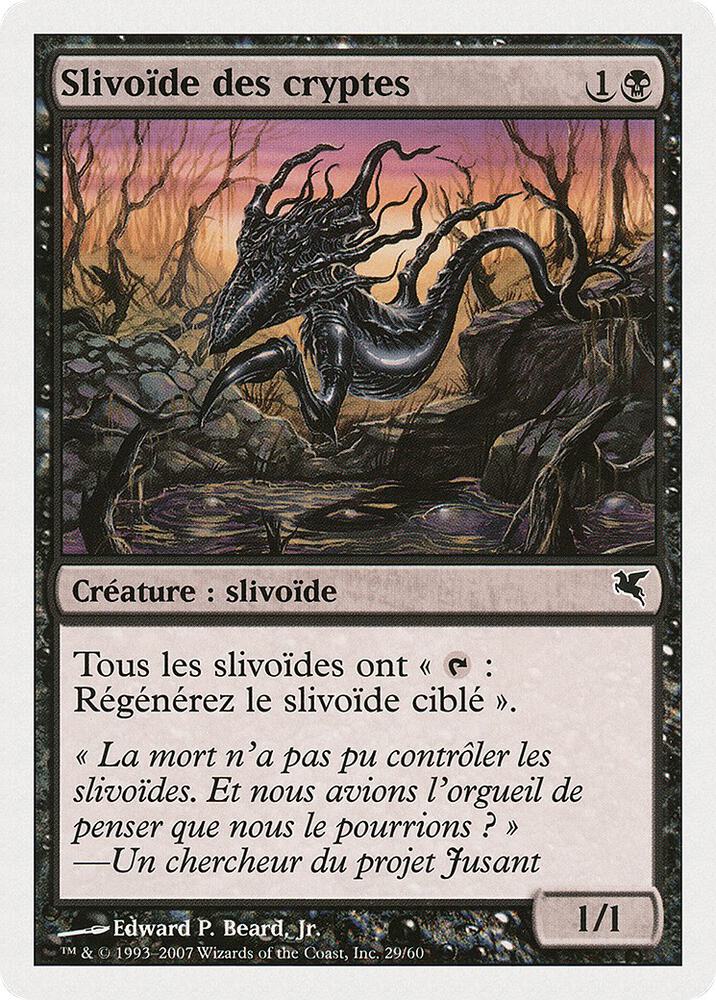 Crypt Sliver (French) - "Slivoïde des cryptes", Magic Encyclopedia 2005 (Salvat/Hachette) D29