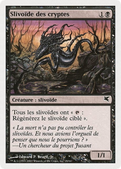 Crypt Sliver (French) - "Slivoïde des cryptes", Magic Encyclopedia 2005 (Salvat/Hachette) D29