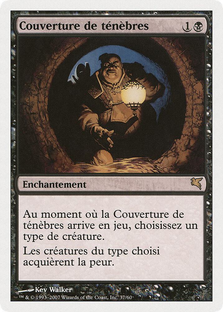 Cover of Darkness (French) - "Couverture de ténèbres", Magic Encyclopedia 2005 (Salvat/Hachette) D37