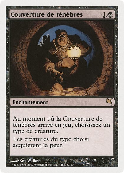 Cover of Darkness (French) - "Couverture de ténèbres", Magic Encyclopedia 2005 (Salvat/Hachette) D37