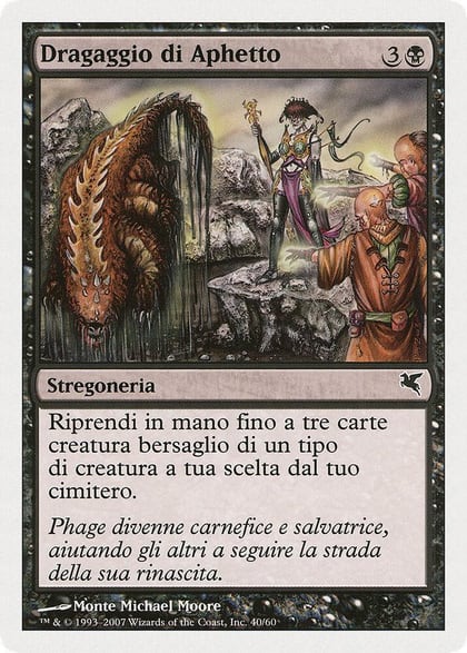 Aphetto Dredging (Italian) - "Dragaggio di Aphetto", Magic Encyclopedia 2005 (Salvat/Hachette) D40