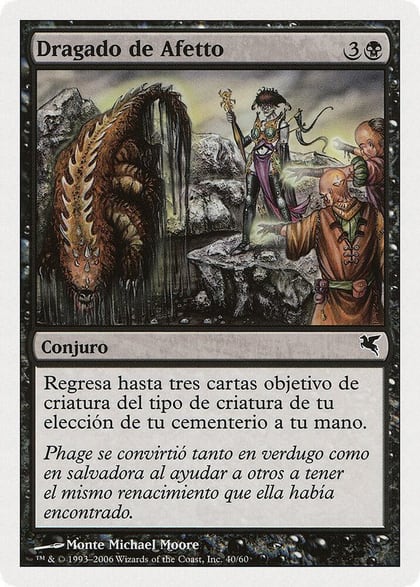 Aphetto Dredging (Spanish) - "Dragado de Afetto", Magic Encyclopedia 2005 (Salvat/Hachette) D40