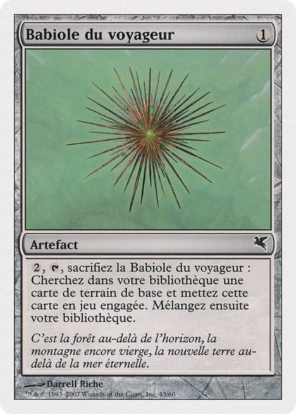 Wayfarer's Bauble (French) - "Babiole du voyageur" (D43), Magic Encyclopedia 2005 (Salvat/Hachette) D43