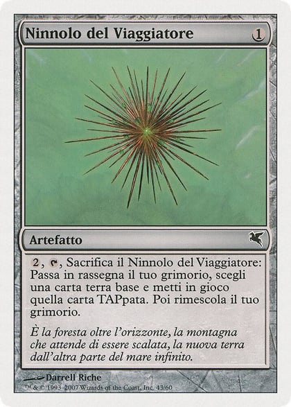 Wayfarer's Bauble (Italian) - "Ninnolo del Viaggiatore" (D43), Magic Encyclopedia 2005 (Salvat/Hachette) D43