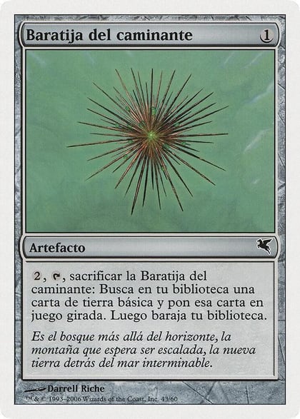 Wayfarer's Bauble (Spanish) - "Baratija del caminante" (D43), Magic Encyclopedia 2005 (Salvat/Hachette) D43