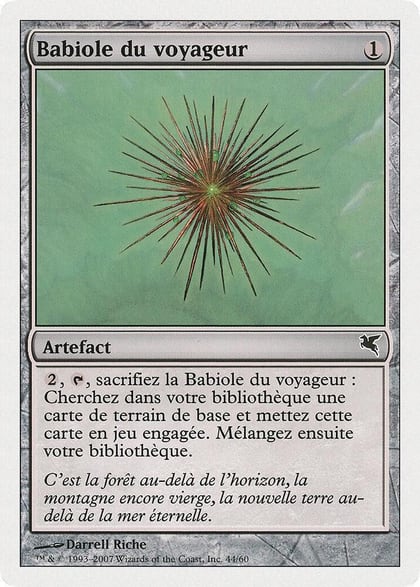 Wayfarer's Bauble (French) - "Babiole du voyageur" (D44), Magic Encyclopedia 2005 (Salvat/Hachette) D44