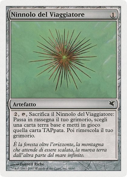 Wayfarer's Bauble (Italian) - "Ninnolo del Viaggiatore" (D44), Magic Encyclopedia 2005 (Salvat/Hachette) D44