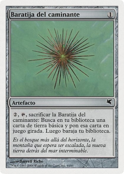 Wayfarer's Bauble (Spanish) - "Baratija del caminante" (D44), Magic Encyclopedia 2005 (Salvat/Hachette) D44