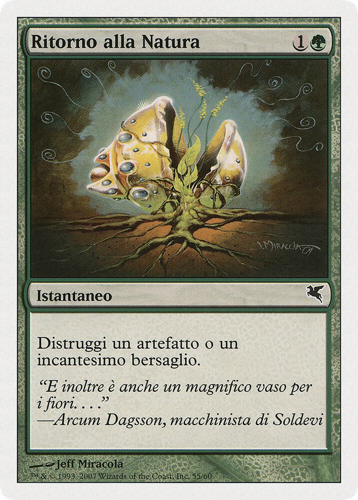Naturalize (Italian) - "Ritorno alla Natura", Magic Encyclopedia 2005 (Salvat/Hachette) D55