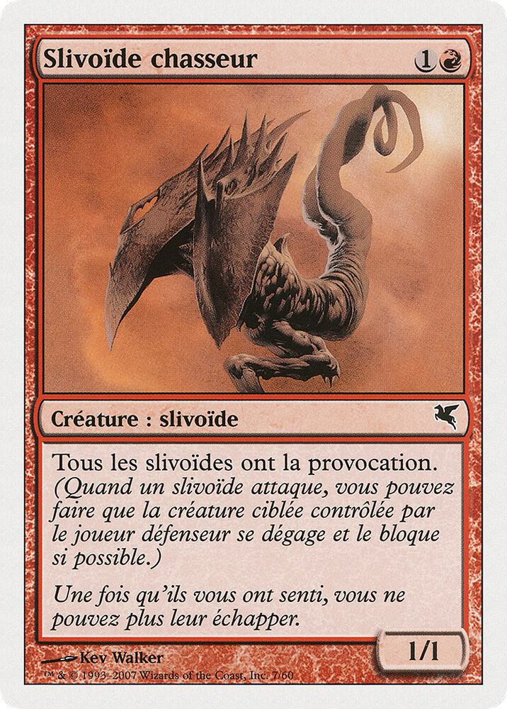 Hunter Sliver (French) - "Slivoïde chasseurr", Magic Encyclopedia 2005 (Salvat/Hachette) D7