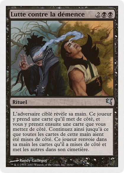 Struggle for Sanity (French) - "Lutte contre la démence", Magic Encyclopedia 2005 (Salvat/Hachette) E16