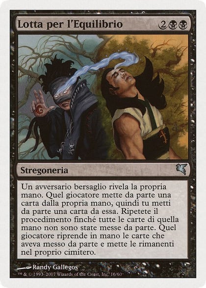 Struggle for Sanity (Italian) - "Lotta per l'Equilibrio", Magic Encyclopedia 2005 (Salvat/Hachette) E16