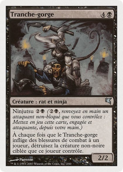 Throat Slitter (French) - "Tranche-gorge", Magic Encyclopedia 2005 (Salvat/Hachette) E2