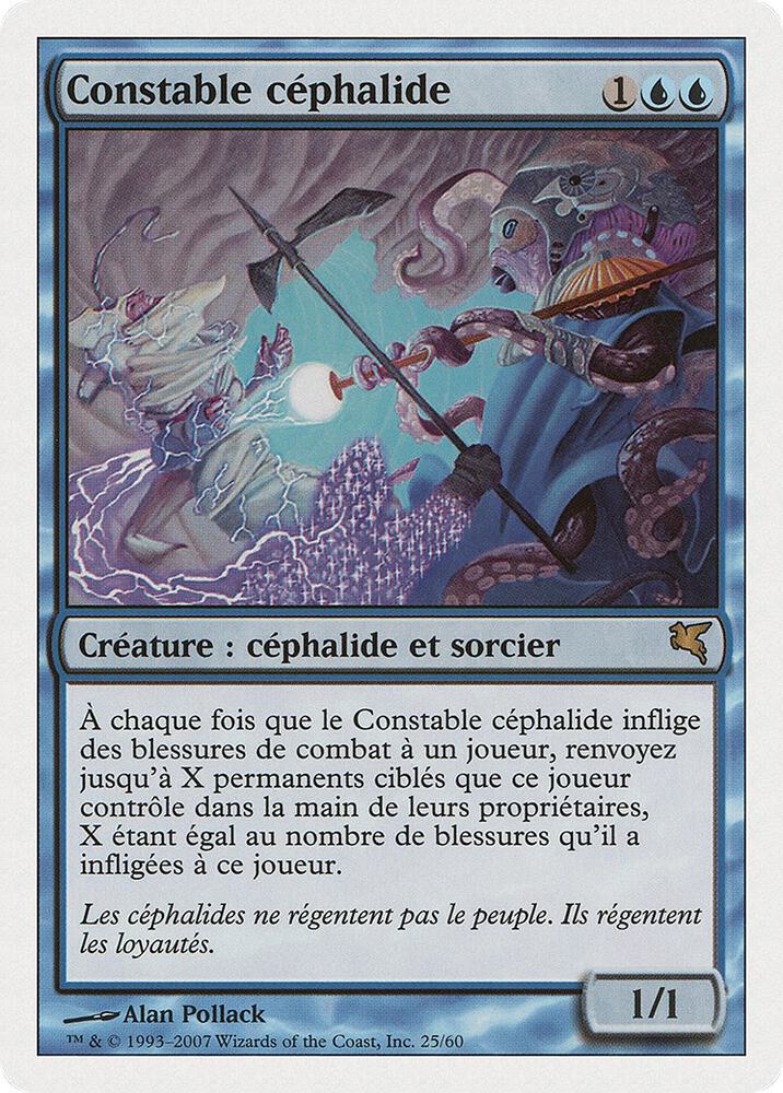 Cephalid Constable (French) - "Constable céphalide", Magic Encyclopedia 2005 (Salvat/Hachette) E25