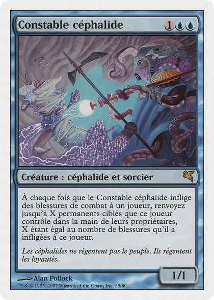 Cephalid Constable (French) - "Constable céphalide", Magic Encyclopedia 2005 (Salvat/Hachette) E25