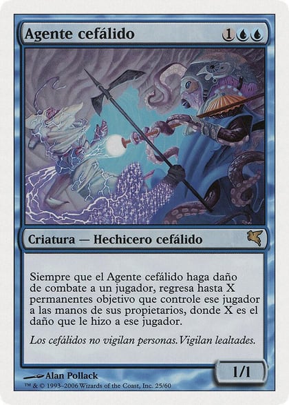 Cephalid Constable (Spanish) - "Agente cefálido", Magic Encyclopedia 2005 (Salvat/Hachette) E25