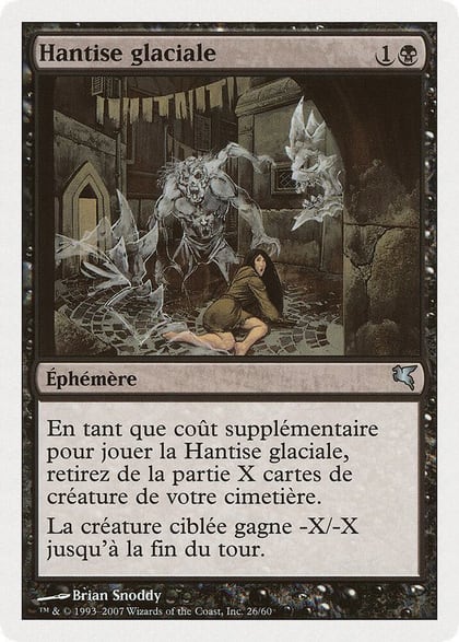 Chill Haunting (French) - "Hantise glaciale", Magic Encyclopedia 2005 (Salvat/Hachette) E26
