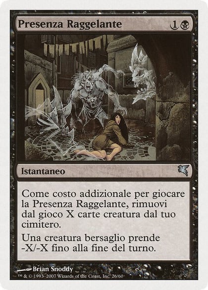 Chill Haunting (Italian) - "Presenza Raggelante", Magic Encyclopedia 2005 (Salvat/Hachette) E26