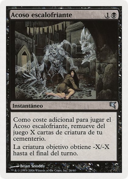 Chill Haunting (Spanish) - "Acoso escalofriante", Magic Encyclopedia 2005 (Salvat/Hachette) E26