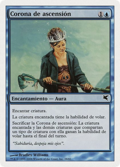 Crown of Ascension (Spanish) - "Corona de ascensión", Magic Encyclopedia 2005 (Salvat/Hachette) E28
