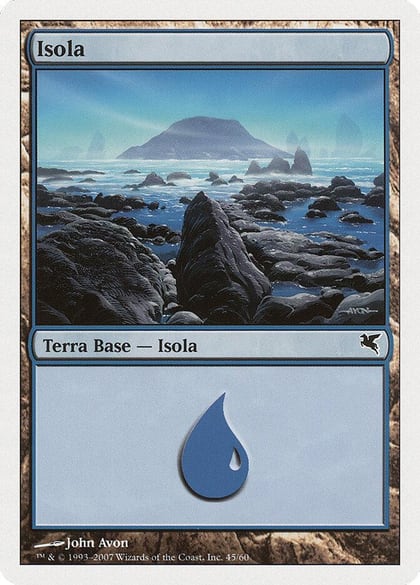Island (Italian) - "Isola" (E45), Magic Encyclopedia 2005 (Salvat/Hachette) E45