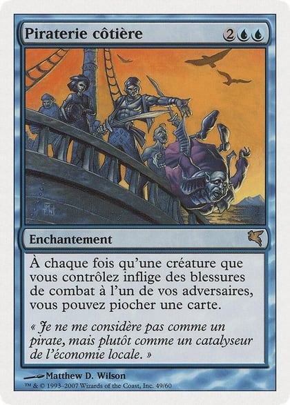 Coastal Piracy (French) - "Piraterie côtière", Magic Encyclopedia 2005 (Salvat/Hachette) E49