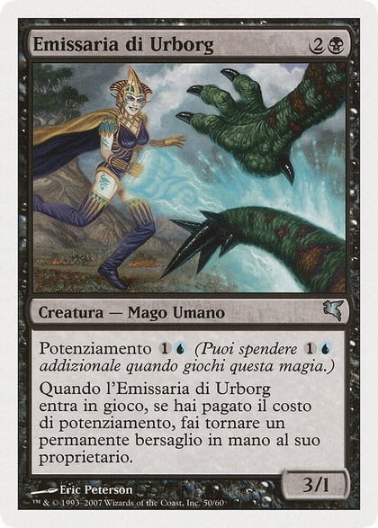 Urborg Emissary (Italian) - "Emissaria di Urborg", Magic Encyclopedia 2005 (Salvat/Hachette) E50