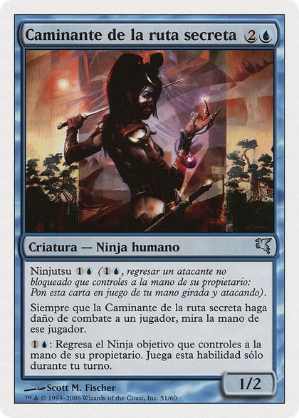 Walker of Secret Ways (Spanish) - "Caminante de la ruta secreta", Magic Encyclopedia 2005 (Salvat/Hachette) E51