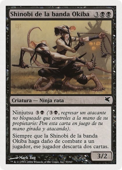 Okiba-Gang Shinobi (Spanish) - "Shinobi de la banda Okiba", Magic Encyclopedia 2005 (Salvat/Hachette) E53