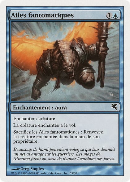 Phantom Wings (French) - "Ailes fantomatiques", Magic Encyclopedia 2005 (Salvat/Hachette) E55