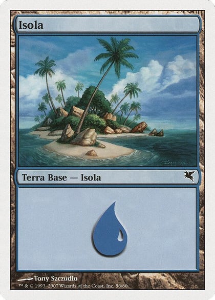 Island (Italian) - "Isola" (E56), Magic Encyclopedia 2005 (Salvat/Hachette) E56